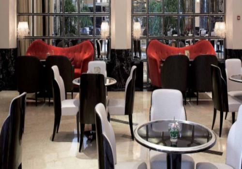 會(huì)所式酒店設(shè)計(jì)欣賞:廣州星河灣酒店大堂休息區(qū)設(shè)計(jì)效果圖