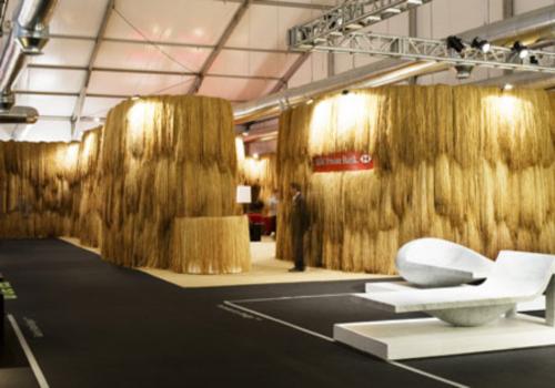 茅草屋的另類運(yùn)用　　匯豐銀行私人酒廊設(shè)計(jì)效果圖欣賞