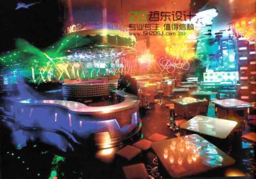 舞姿妖嬈  哈爾濱紅森會酒吧設(shè)計效果圖欣賞