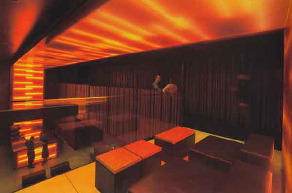 紅色迷情 DOWNTOWN酒吧設(shè)計圖欣賞