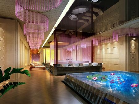 重慶皇池國(guó)際美食水療會(huì)所設(shè)計(jì)