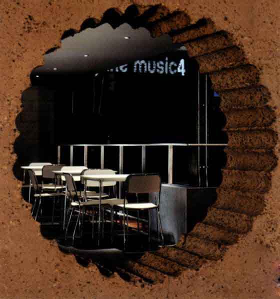 鄰居酒吧設(shè)計(jì)效果圖:光與影的交錯(cuò)