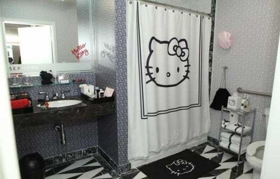 超萌HelloKitty精品酒店設計欣賞：今天你賣萌了嗎？