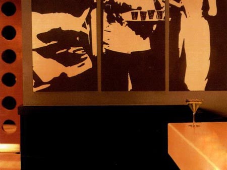 詭秘個性酒吧設計   Crush香檳酒吧設計圖欣賞