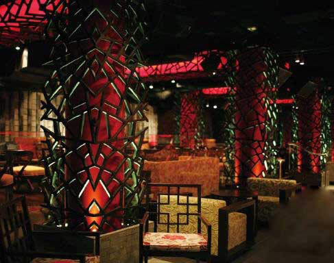 看國外酒吧設(shè)計如何演繹中式風(fēng)情  Infusion lounge酒吧設(shè)計圖