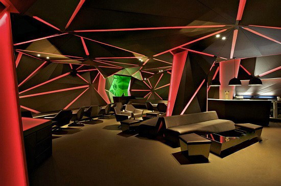 前衛(wèi)時(shí)尚空間  印度海得拉巴碳酒吧設(shè)計(jì)圖欣賞