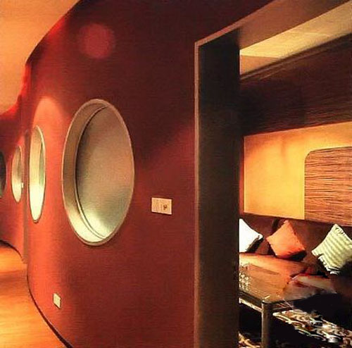 紅色妖嬈  愛琴海特色酒吧設(shè)計(jì)圖欣賞