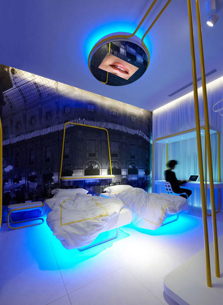 時尚米蘭    國外主題精品酒店客房設(shè)計效果圖欣賞