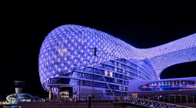 迪拜超奢華創(chuàng)意yas酒店設(shè)計亮相  酒店外觀媲美天空沙漠