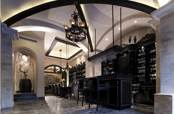 紅酒會所設計效果圖