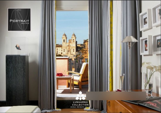 羅馬豪華Portrait酒店套房設(shè)計效果圖欣賞