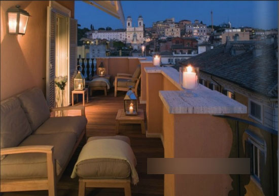 羅馬豪華Portrait酒店套房設(shè)計效果圖欣賞