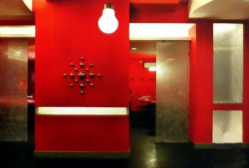 個性酒吧設(shè)計(jì)說明 紅色主題酒吧設(shè)計(jì)效果圖欣賞