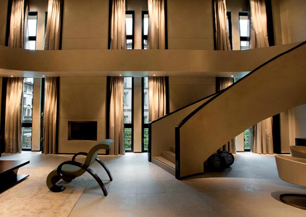 國際頂尖時裝及奢侈品牌——米蘭酒店大堂設計欣賞