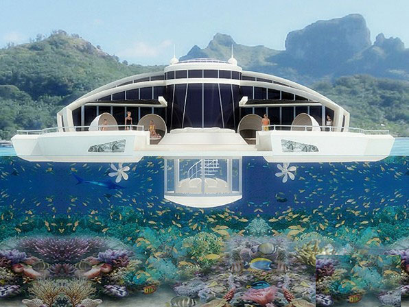 懸浮在水上的私人會(huì)所 太陽(yáng)能私人會(huì)所設(shè)計(jì)問(wèn)世