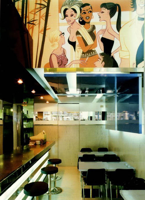 個(gè)性酒吧設(shè)計(jì)  三明治和朋友酒吧設(shè)計(jì)效果圖欣賞