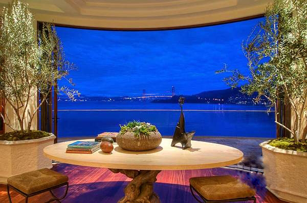 舊金山私人會(huì)所設(shè)計(jì)  浪漫奢華私人觀景會(huì)所