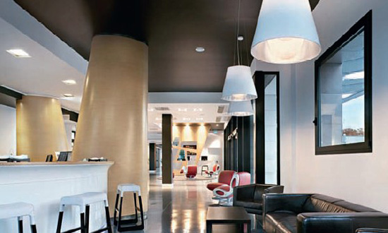 酒店大堂設(shè)計(jì)說明   意大利米蘭高端商務(wù)酒店設(shè)計(jì)