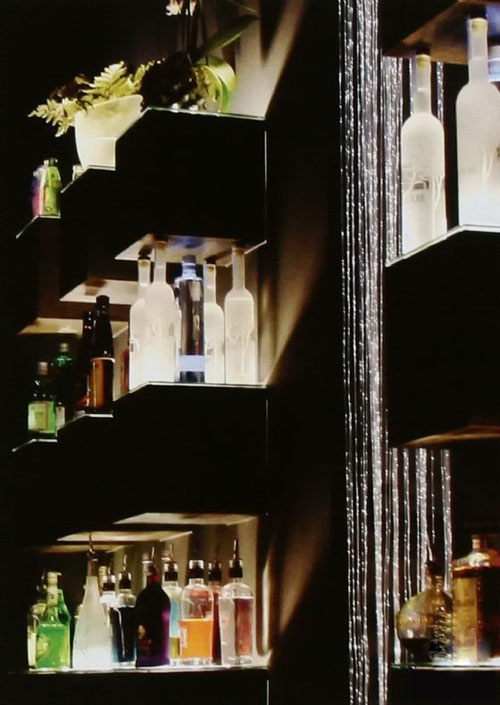 樂吧酒吧設計圖  黑白分明的個性酒吧設計空間