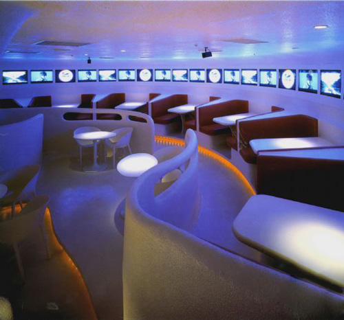 超前衛(wèi)小酒吧設(shè)計(jì)  J-Pop Odaiba酒吧設(shè)計(jì)圖欣賞