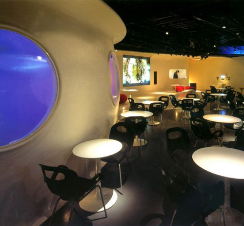 超前衛(wèi)小酒吧設(shè)計(jì)  J-Pop Odaiba酒吧設(shè)計(jì)圖欣賞