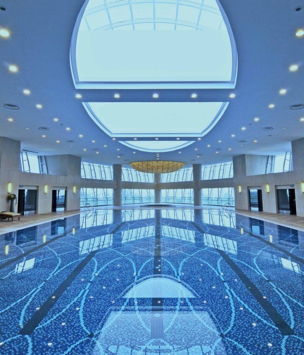 蔚藍海岸國際洗浴中心設計效果圖欣賞