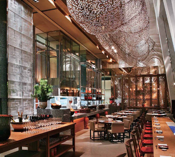 中國最佳中式五星級酒店設(shè)計  上海柏悅酒店設(shè)計欣賞