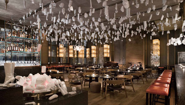 中國最佳中式五星級酒店設(shè)計  上海柏悅酒店設(shè)計欣賞