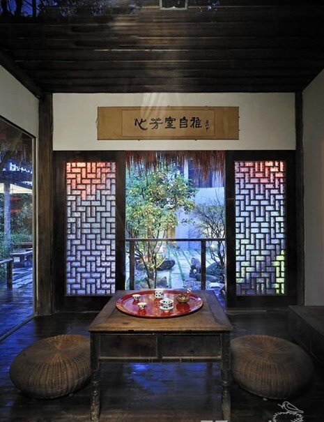 籬東菊徑深般的清幽  蘇州園林式高檔休閑會所設(shè)計