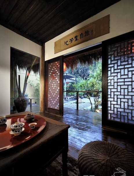 籬東菊徑深般的清幽  蘇州園林式高檔休閑會所設(shè)計