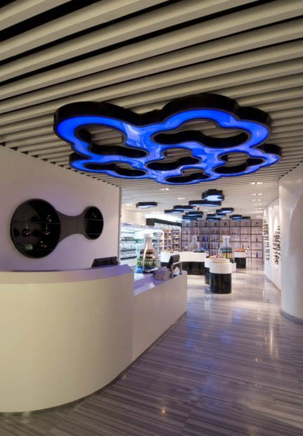 白色音符分環(huán)繞 Echo Club高級休閑會所設(shè)計