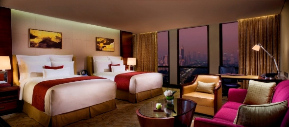 傳統(tǒng)園林設(shè)計(jì)理念  深圳JW萬豪酒店大堂設(shè)計(jì)欣賞