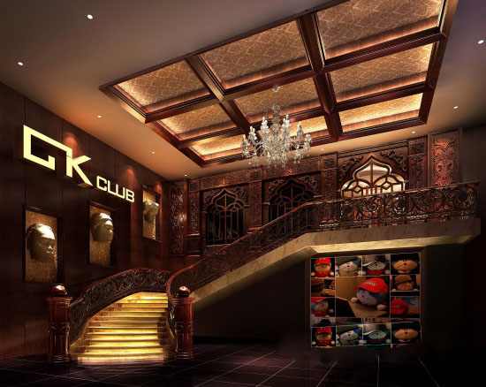 歐式奢華酒吧設(shè)計(jì)風(fēng)格  深圳觀瀾奧斯卡酒吧設(shè)計(jì)效果圖