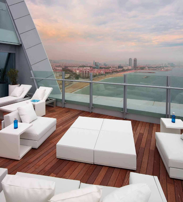 歐洲品牌精品酒店設(shè)計(jì)案例  巴塞羅那W酒店設(shè)計(jì)欣賞