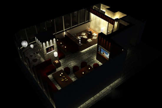 靈動(dòng)空間 香港某特色小酒吧裝修設(shè)計(jì)效果圖欣賞