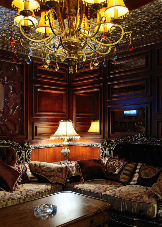 歐式復古酒吧設計風格  蘇格藍酒吧設計圖欣賞