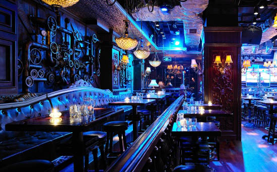 歐式復古酒吧設計風格  蘇格藍酒吧設計圖欣賞