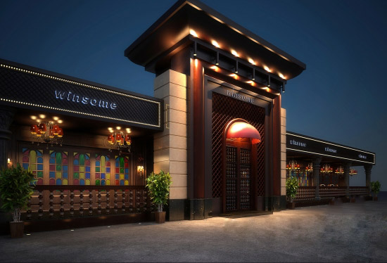 歐式奢華  深圳龍華魅力四射酒吧設(shè)計(jì)效果圖欣賞