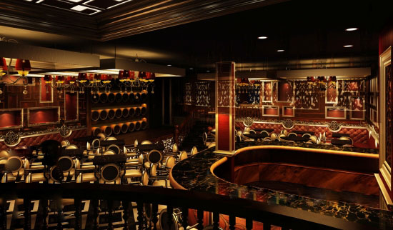 歐式奢華  深圳龍華魅力四射酒吧設(shè)計(jì)效果圖欣賞