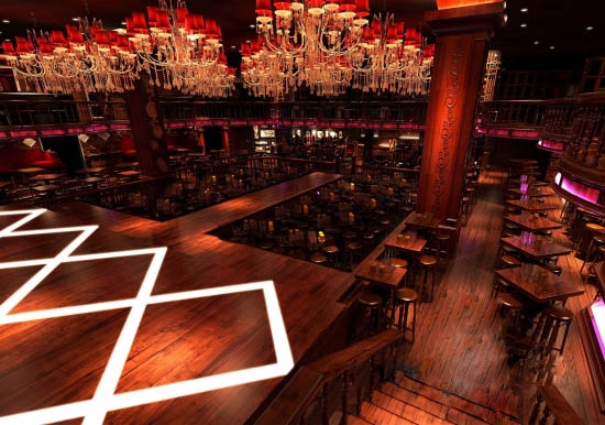 歐式奢華  深圳龍華魅力四射酒吧設(shè)計(jì)效果圖欣賞