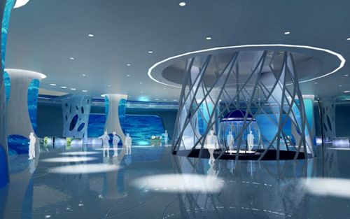 蔚藍色的主題前衛(wèi)空間   海洋之星主題酒吧設計欣賞