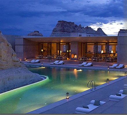 荒野中的天堂  Amangiri度假洗浴中心設計效果圖欣賞