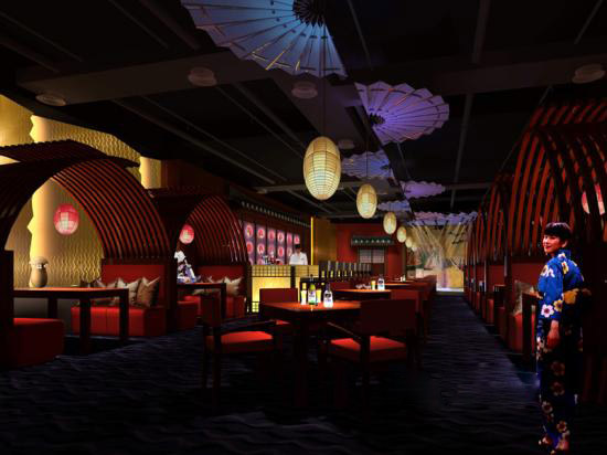 小酒吧設(shè)計說明  上海日式小酒吧設(shè)計效果圖