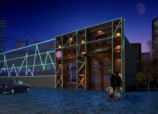 復(fù)古酒吧設(shè)計(jì) 武陟龍泉湖音樂(lè)酒吧設(shè)計(jì)說(shuō)明