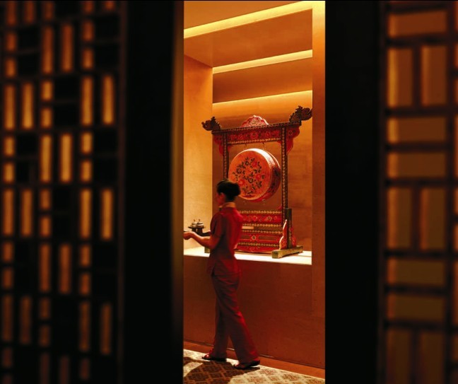 中式意韻的洗浴中心設(shè)計(jì)效果圖欣賞