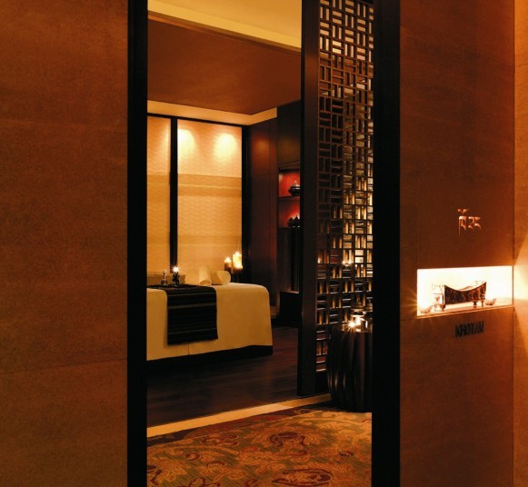 中式意韻的洗浴中心設(shè)計(jì)效果圖欣賞