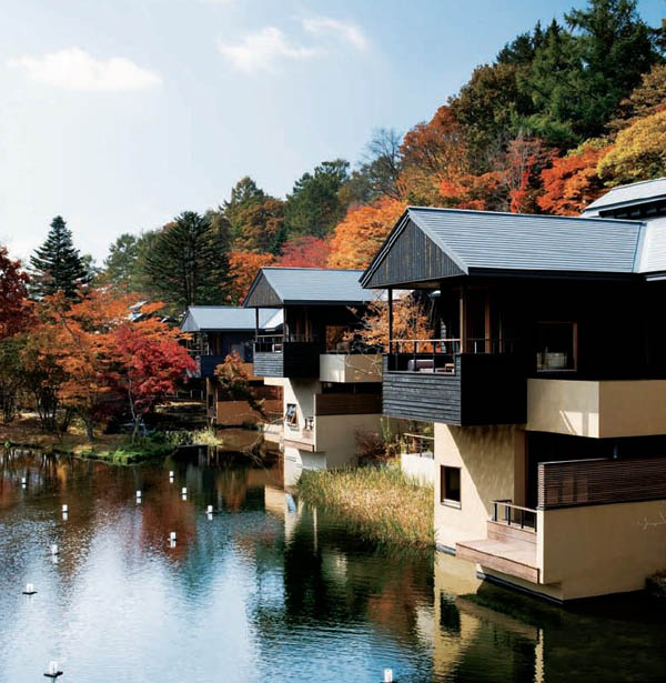 溫泉度假酒店景觀設(shè)計(jì)欣賞 虹夕諾雅輕井澤溫泉酒店