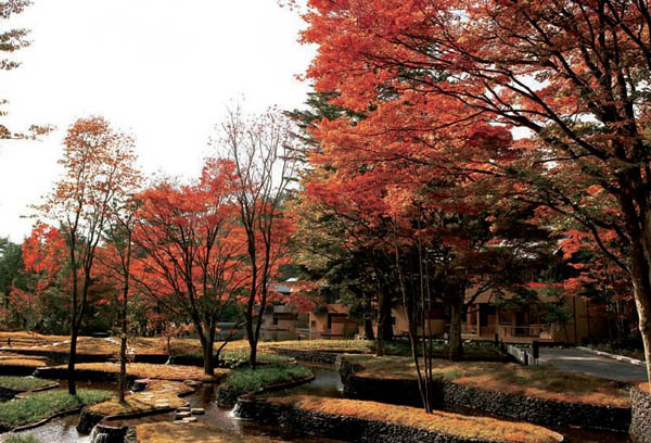 溫泉度假酒店景觀設(shè)計(jì)欣賞 虹夕諾雅輕井澤溫泉酒店