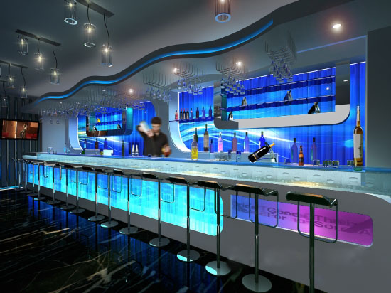 潮流本色酒吧設(shè)計(jì) 藍(lán)色灣畔酒吧設(shè)計(jì)圖欣賞