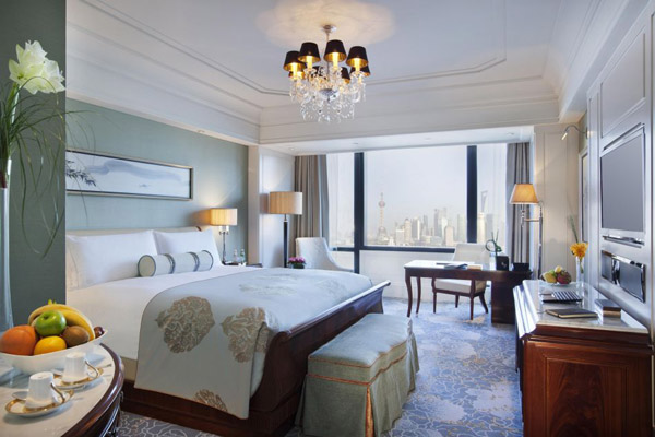 上海外灘華爾道夫奢華酒店客房設計